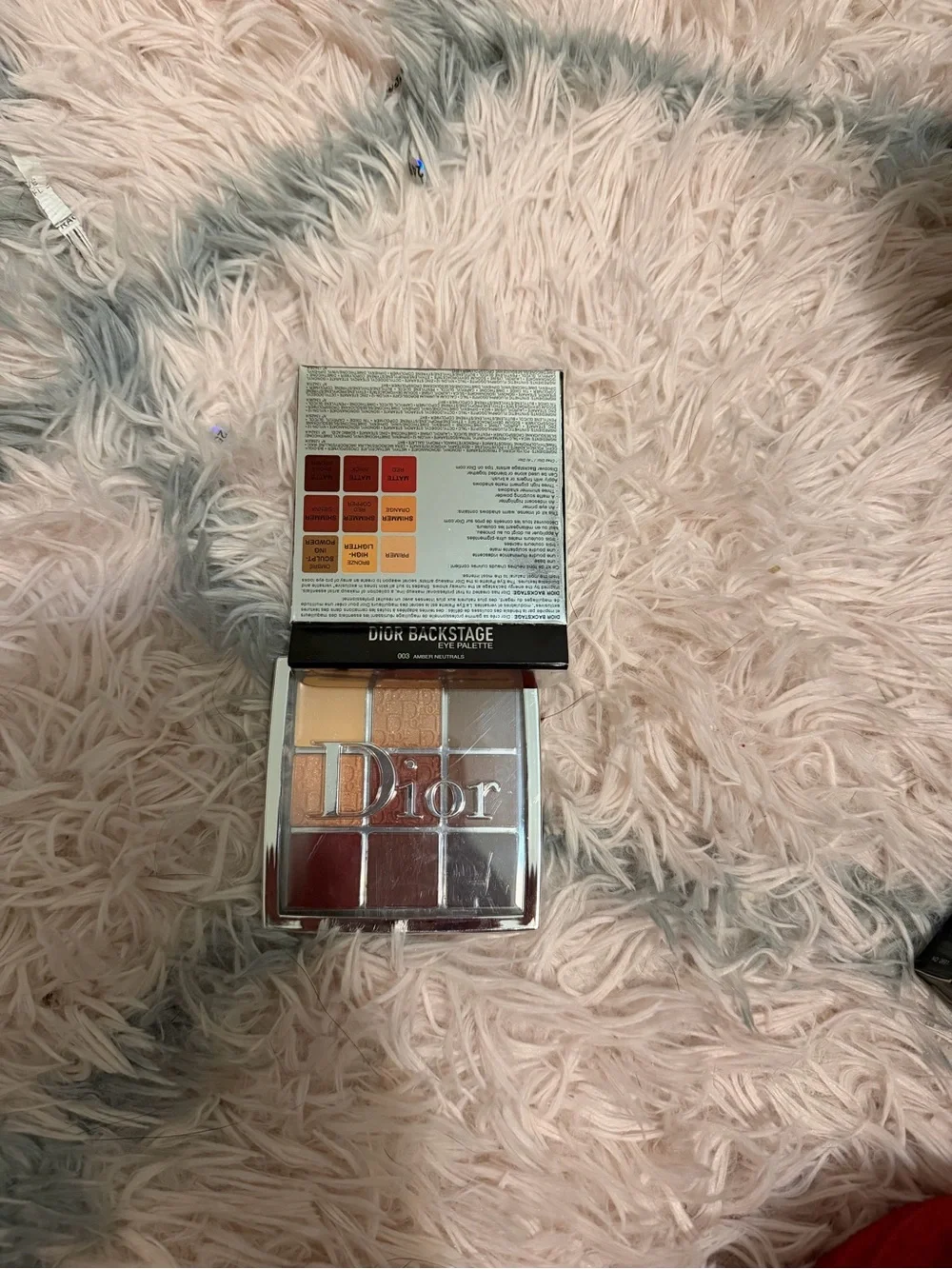 Dior Backstage Eyeshadow Palette — Gold, Beige, Bronze & Burgundy Mix
